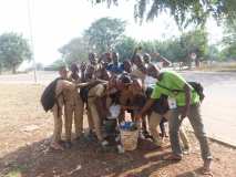 Vendredi 8 janvier 2016 : Journée nationale de la salubrité en milieu scolaire, observée à l'Institut de l'Enseignement Secondaire Eden de Yamoussoukro