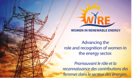 Participation de Lydie Servanin à l'événement du WIRE - Women in Renewable Energy