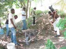 combite pour la construction du centre communautaire de Gros-Morne