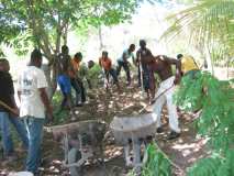 combite pour la construction du centre communautaire de Gros-Morne
