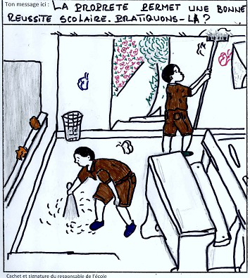 Exposition de dessins en Côte d'Ivoire