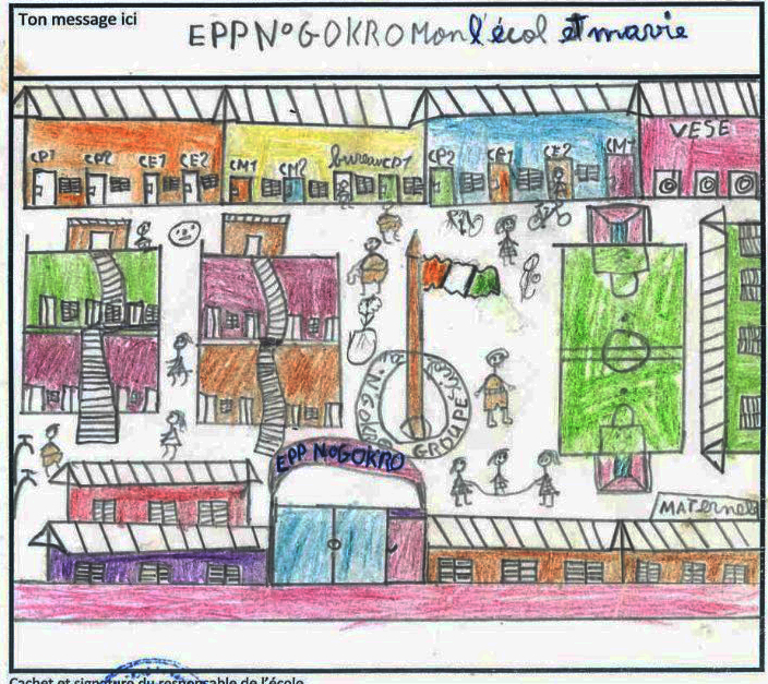 Exposition de dessins en Côte d'Ivoire