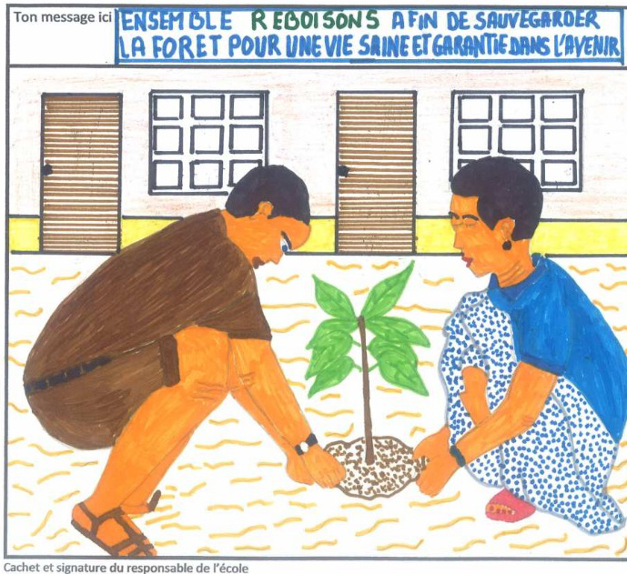 Exposition de dessins en Côte d'Ivoire