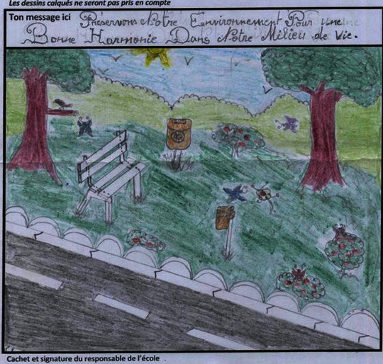 Exposition de dessins en Côte d'Ivoire