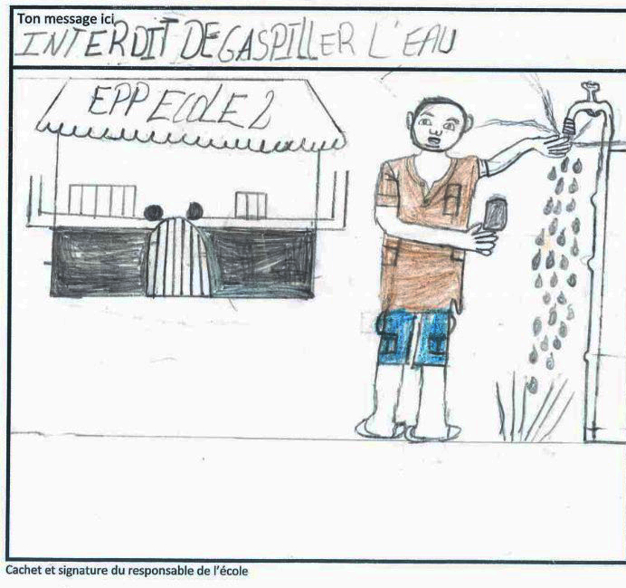 Exposition de dessins en Côte d'Ivoire