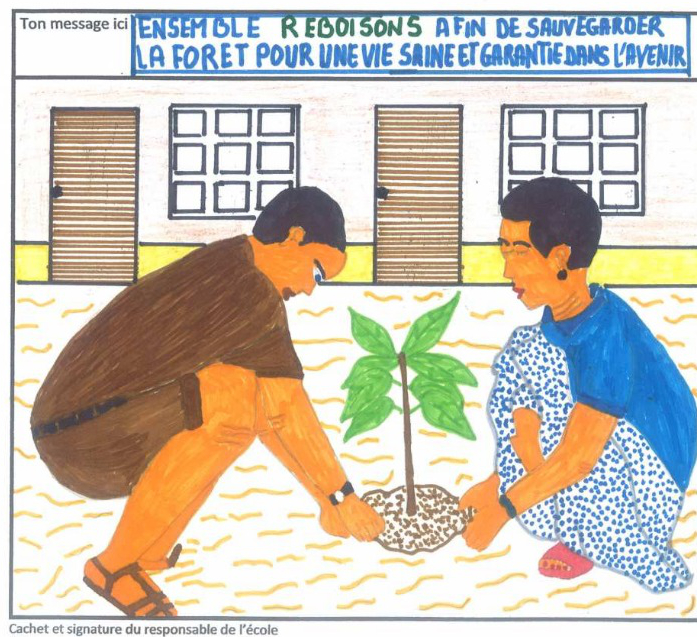 Exposition de dessins en Côte d'Ivoire