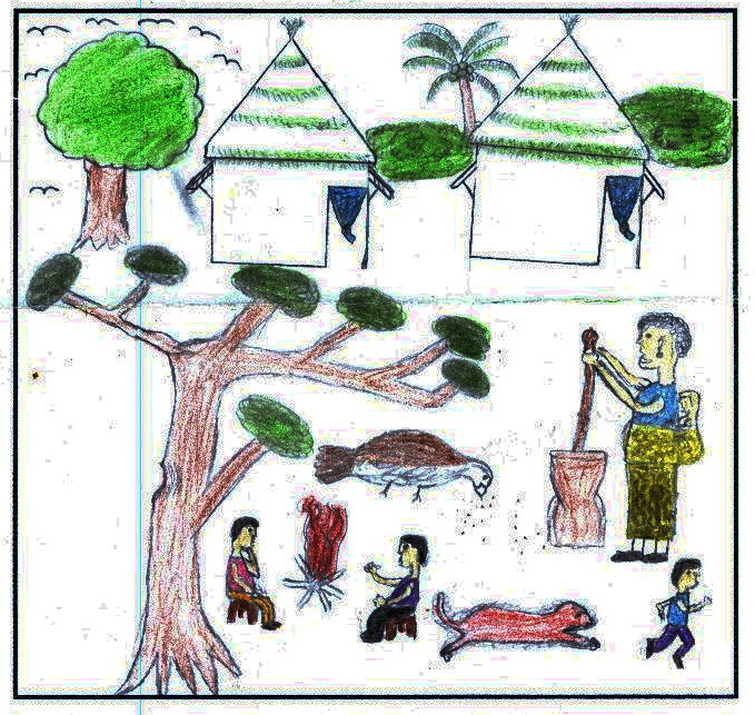 Exposition de dessins en Côte d'Ivoire