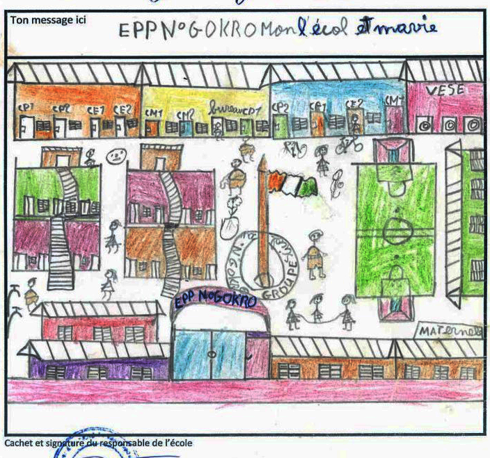 Exposition de dessins en Côte d'Ivoire