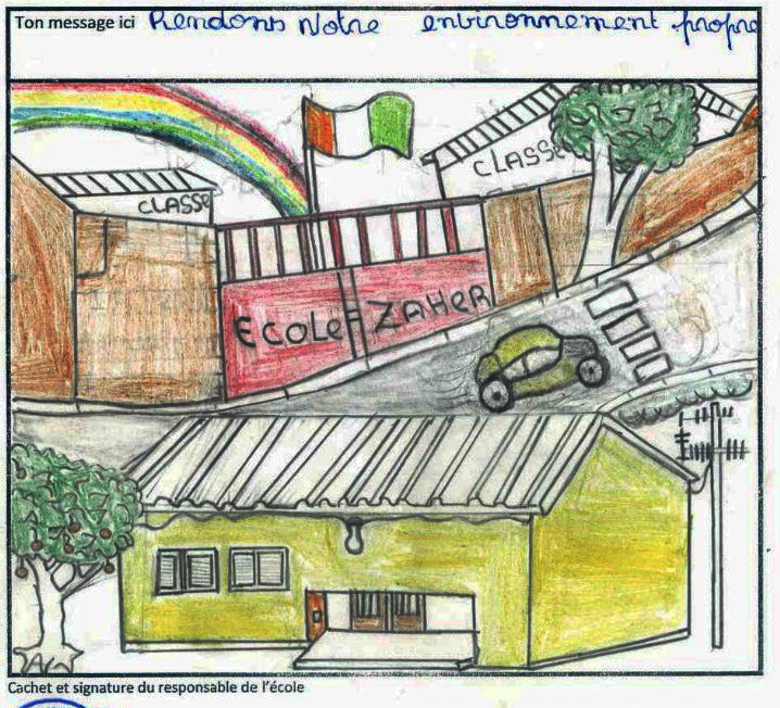 Exposition de dessins en Côte d'Ivoire