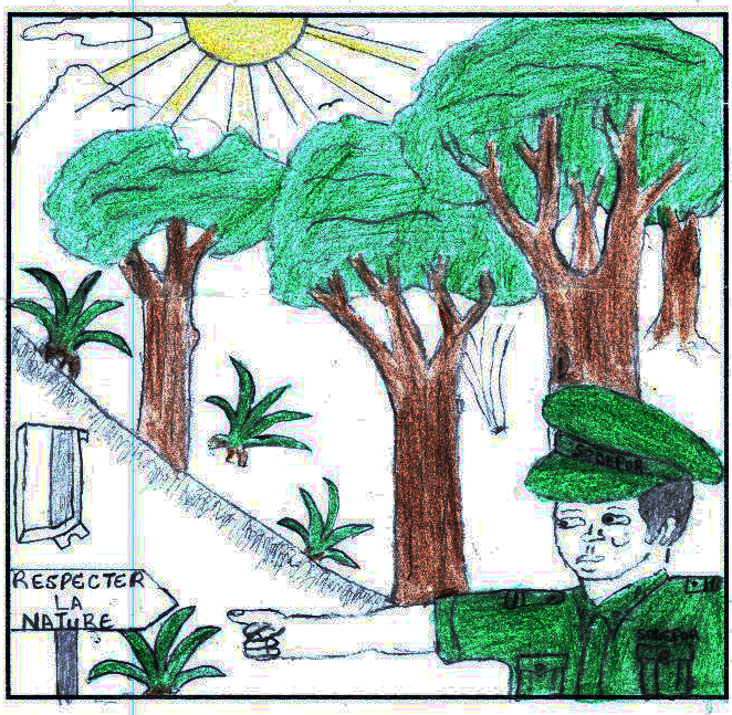 Exposition de dessins en Côte d'Ivoire