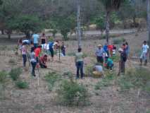 Nicaragua: nouvelle antenne et plantation dans une école