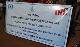 Célébration de la Journée Mondiale du Refus de la Misère à Bobo-Dioulasso/Burkina Faso