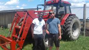 Visite de Dieuseul Joël Augustin, Président de Terre des jeunes Gonaïves, au Québec