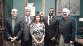 Visite de Dieuseul Joël Augustin, Président de Terre des jeunes Gonaïves, au Québec