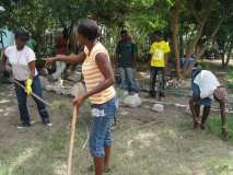 Action d'été avec les Volontaire aux Gonaives