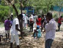 Gonaïves: un 1e bénéficiaire des toilettes écologique