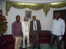 Rencontre avec les autorités Togolaises , le coup de pousse du Président Mondial