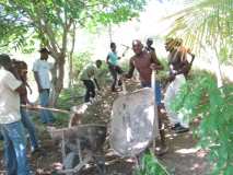 combite pour la construction du centre communautaire de Gros-Morne