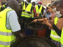 Visite de site de carbonisation et production de briquettes de charbon/Formation valorisation des déchets.